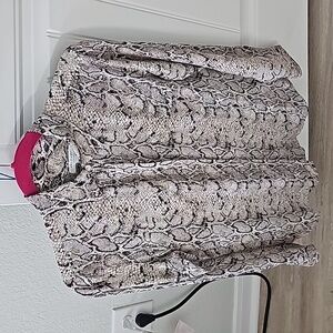 Equipment Silk Shirt Snakeskin Print